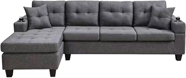 Spring Big Sale Stunning New Sectional Sofa Set Discount Comfy in Couches & Futons in Kawartha Lakes - Image 3