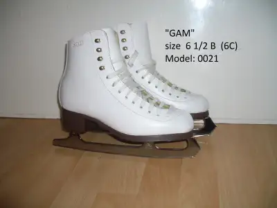 patins pro artstiques GAM -- size 6C fille/ femme figure skates., View more