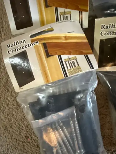 Deck and Railing hardware lot, View more