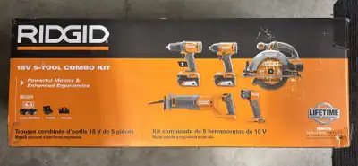 Ridgid 5 Tool Kit, View more