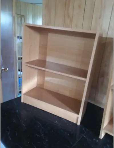Bookshelf with back, View more