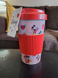 Disney Mickey and Friends Valentines Bamboo Travel Mug 