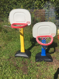 2 little tikes basketball nets