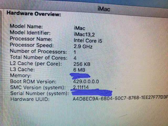 iMac Broken Screen for sale 27 inches FOR PARTS in Desktop Computers in City of Montréal - Image 4