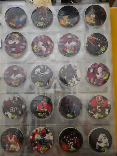 Vintage 1993 Classic Sport Draft Pick TONX Milk Cap Lot, View more