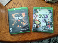 1 Xbox one game-only garden warfare 2 left