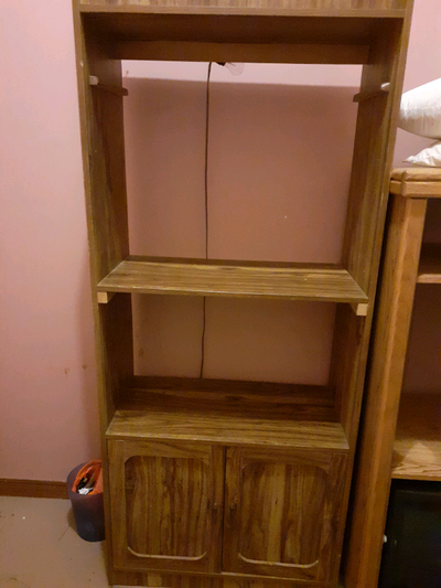 Wood Shelves with Cupboards, View more