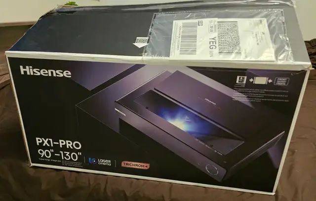 Hisense PX1-Pro SR 4K Projector - (HDR, Dolby Vision, HDR 10)