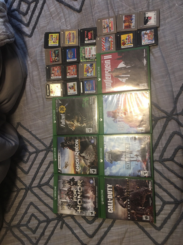 lot of Xbox one games and game boy games  in Older Generation in Prince Albert
