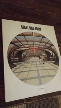 1975 VINTAGE GERMAN ARCHITECTURE BOOK/STYLE& FORM/STAHL UND FORM