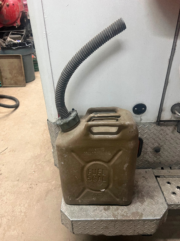 Plastic military style gas can in Arts & Collectibles in Hamilton - Image 2