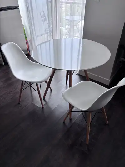 Structube EIFFEL Round Dining Table and Chairs, View more