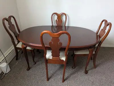 Dinning table with 4 chairs, View more