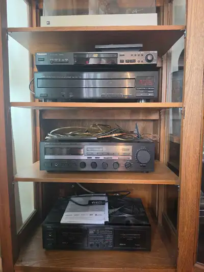 Yamaha and Panasonic Stereo Audio System, View more