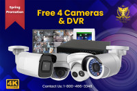 $0 Installation / Equipment Fee for Security Cameras & Alarm