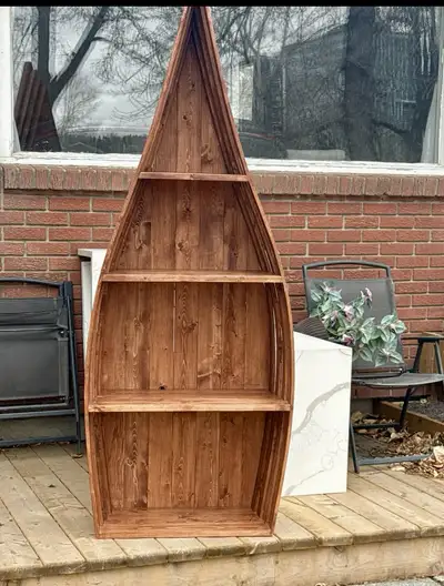 Canoe Bookshelf, View more