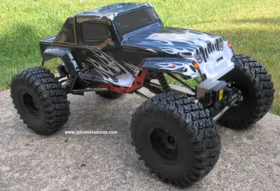 NEW HSP 1/10 SCALE 4WD RC ROCK CRAWLER WITH 4 WHEEL STEERING ( 4 modes) -- Twin Locker Differentials...