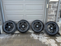 BMW X3 winter tires on rims