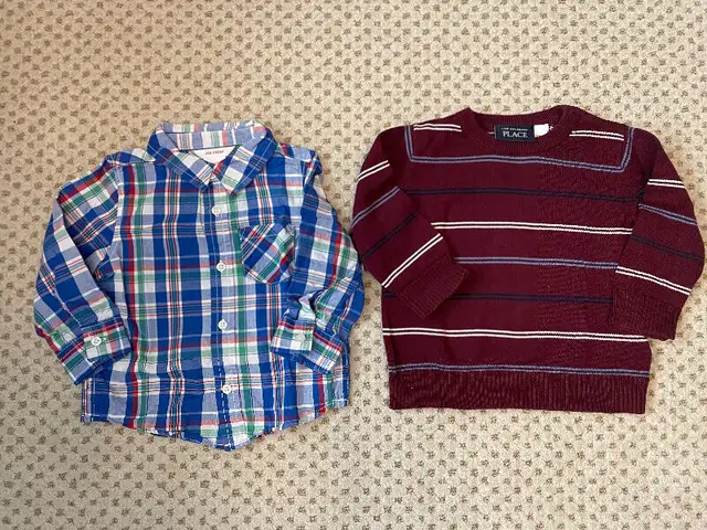 12-18 Month Boys Long Sleeve Shirts & Sweaters in Clothing - 12-18 Months in Saskatoon - Image 5