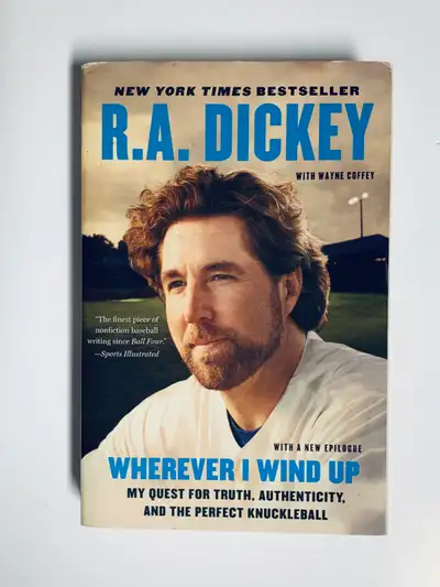 R.A. Dickey - Whereever I Wind Up (Soft cover Book / Signed), View more