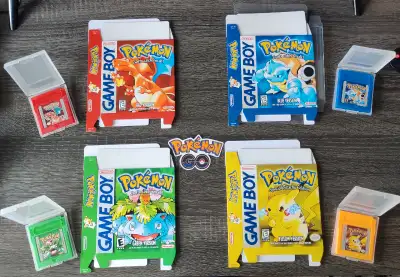 Pokemon Red Blue Green Yellow Version - Game Box Tray Case, View more