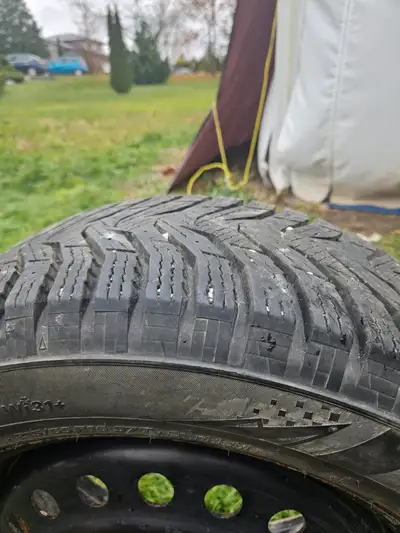 Selling my winter tires on rims. 5x 114.3, bore size 64.1mm, 215/55R16. Lots of tread, bought for my...