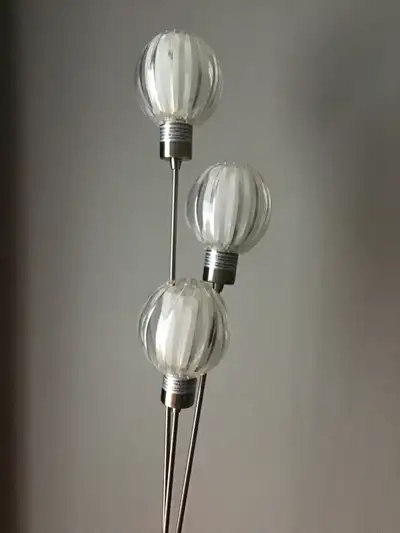 - Floor lamp with 3 lights. Bulbs included. - 67” H - Price $81 obo - From a smoke free, pet free ho...