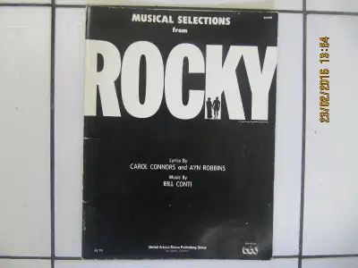 ClassicMusicalSelectionsFrom Rocky Music By Bill Conti Circa1977, View more