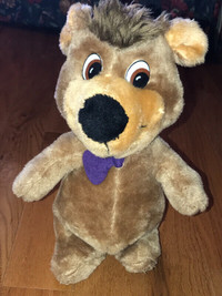 Vintage 1980 Boo Boo Plush 12" Might Star Stuffie Yogi Bear