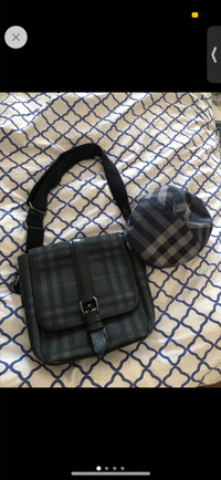 Burberry messenger bag and hat Burberry hat and bag older style 