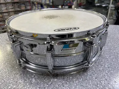 Ludwig Suprahonic Snare Drim 14x5.5 Blue Olive Badge, View more