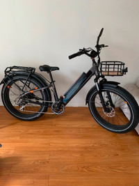 RadRover 6 Plus Stepthru Electric Fat Tire Bike .Charcoal. $2200