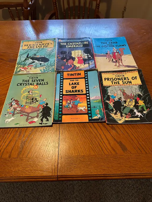 Tintin Books, Vintage 1970s in Comics & Graphic Novels in Kingston - Image 2