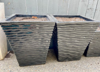Ceramic Planters:  Tall for Outdoors