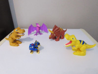 LOT DINOSAURES PAT PATROUILLE