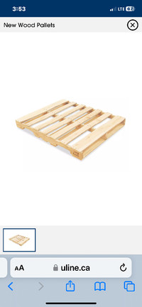 Wanted. Free wood pallets for pick up in Orangeville