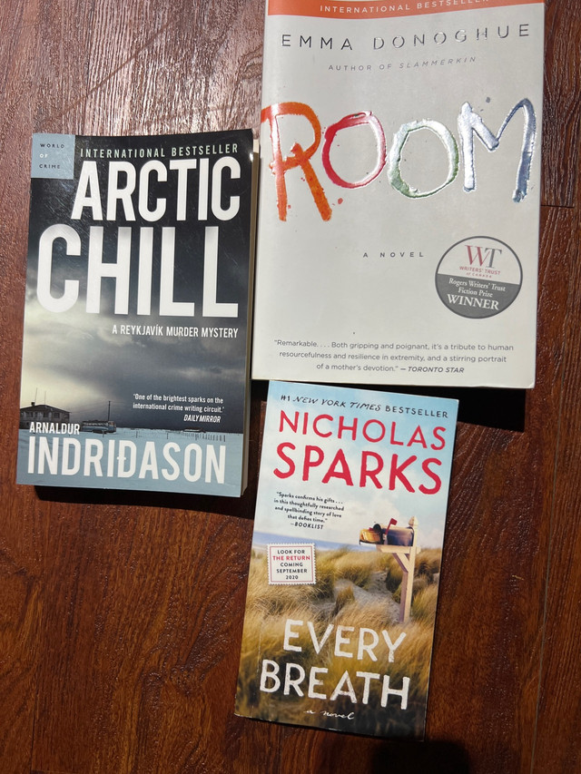 Room, Every Breath, Arctic Chill in Fiction in Edmonton