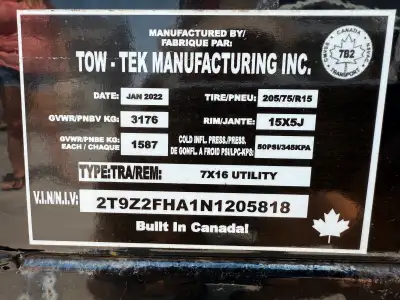 2022 trailer Barely used Electric brakes