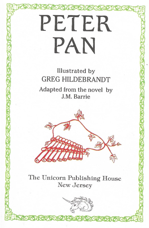 Peter Pan by J.M Barrie Little Unicorn Publishing Hardcover Book in Children & Young Adult in Belleville - Image 3