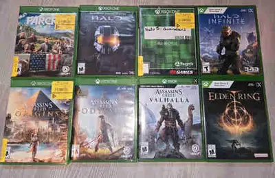 Far Cry 5: 10$ Halo MasterChief Collection qui regroupe les Halo 1 à 4 : 20$ Halo 5 : 5$ Halo Infini...