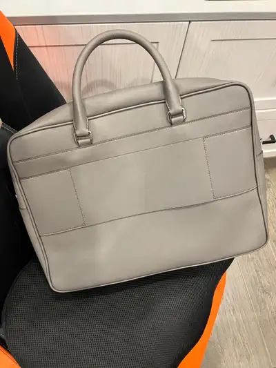Authentic Bally Bag - Grey Briefcase Saffiano, View more