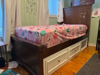 Single bed with storage, View more