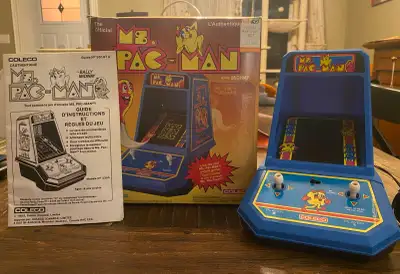The arcade is tested and works perfectly. Its in great physical condition, but the box is a bit beat...