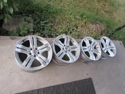Set of 16x7 DAT alloy wheels; 5x100mm Bolt Pattern 73.1 mm center bore (uses center bore adapters),...