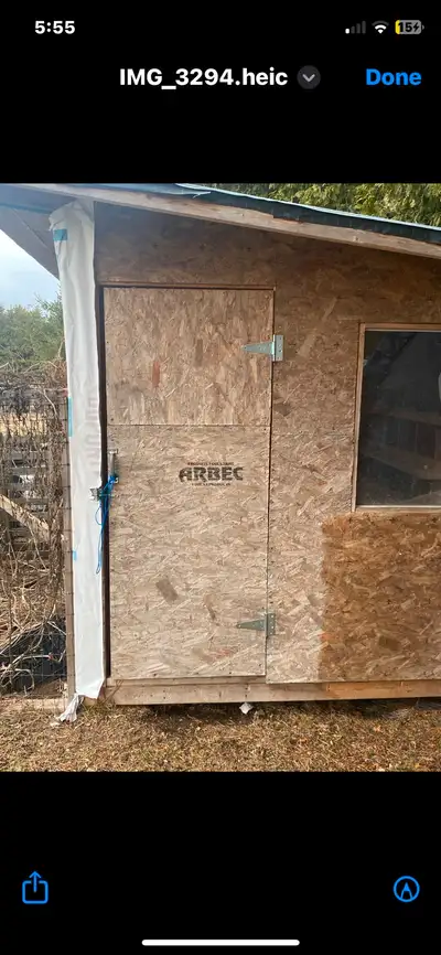 8x8 Insulated chicken coop/shed , View more