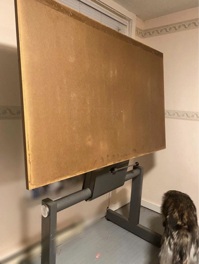 GIANT ART DESK/DRAFTING TABLE Desks Napanee Kijiji