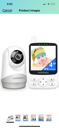 New in box portable baby monitor 