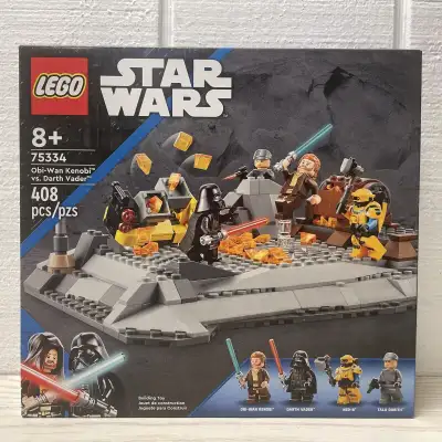 LEGO Star Wars OBI-Wan Kenobi vs. Darth Vader 75334, View more