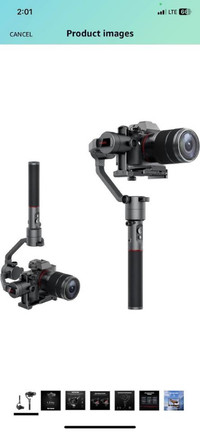 MOZA AirCross Gimbal 3-Axis Professional Stabilizer