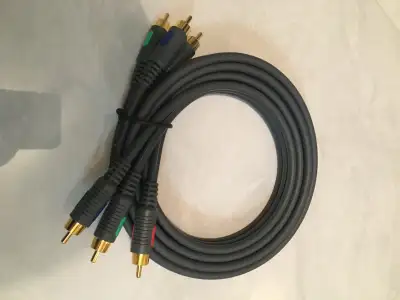 Premium RGB Component Video Cable 6 ft Gold plated, View more